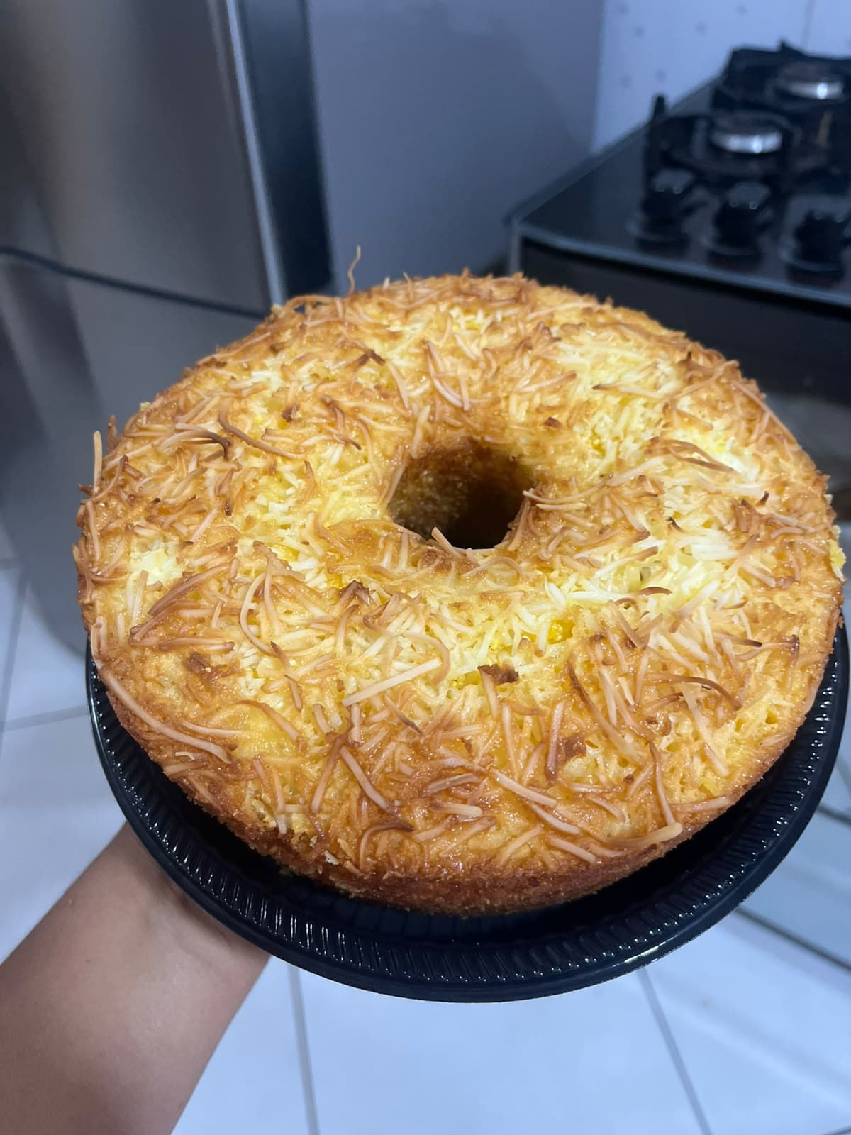 Foto de BOLO DE MILHO COM COCO — Manu Felizardo